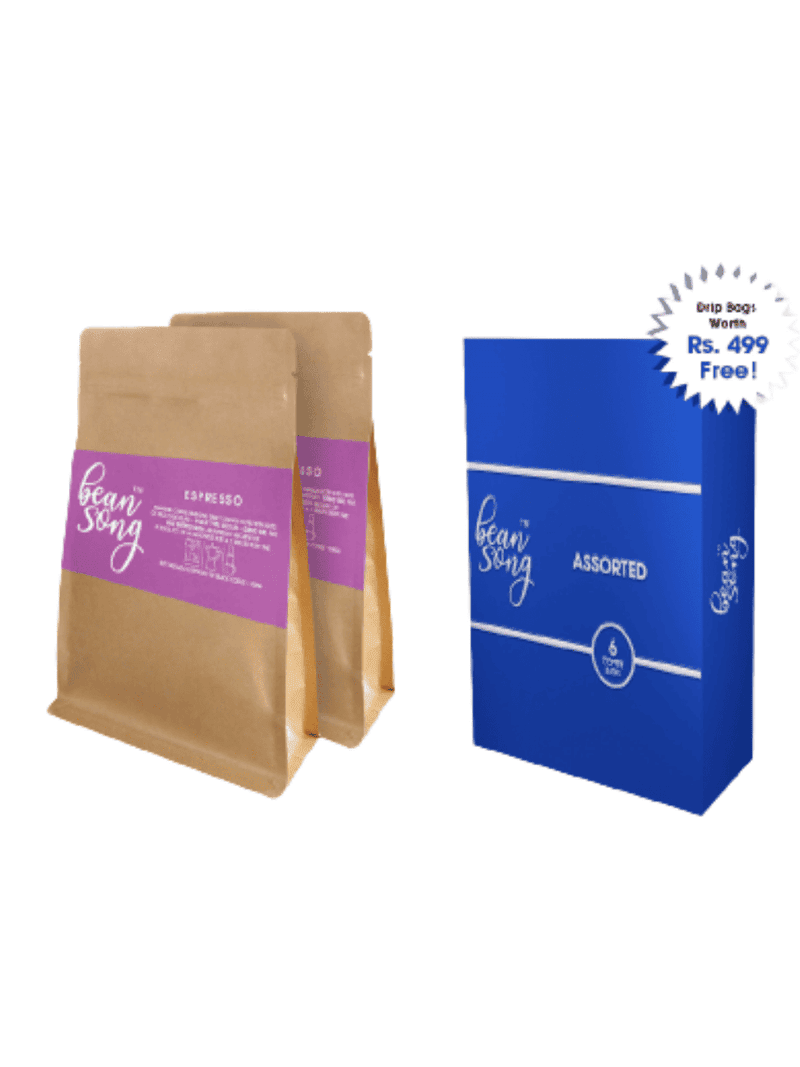 Espresso Combo Pack of 2 with Free Assorted Easy Pour Drip Bags
