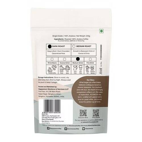 Specialty 100% Arabica Dark Roast Ground Coffee – For Drip & Pour-Over - Image 3