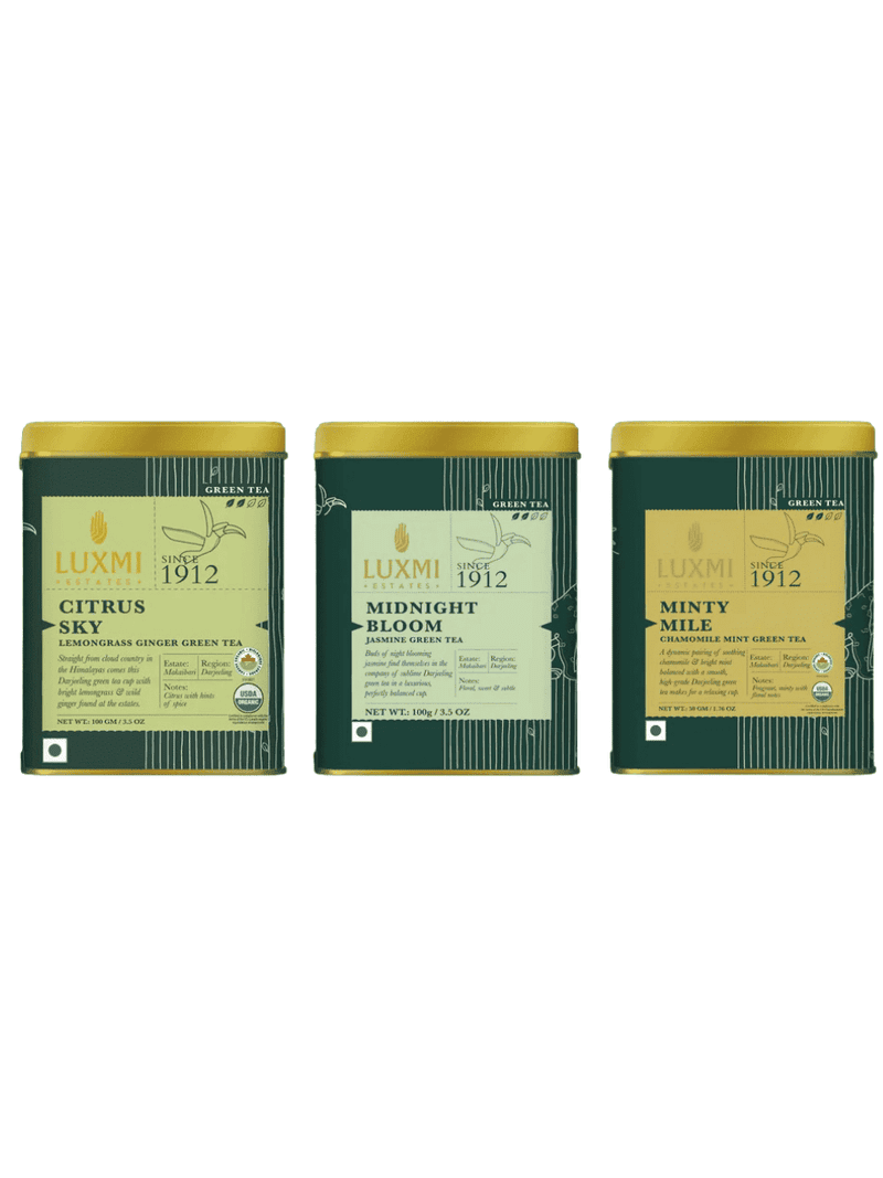 Luxmi Estates || Darjeeling Organic Green Loose Leaf Collection