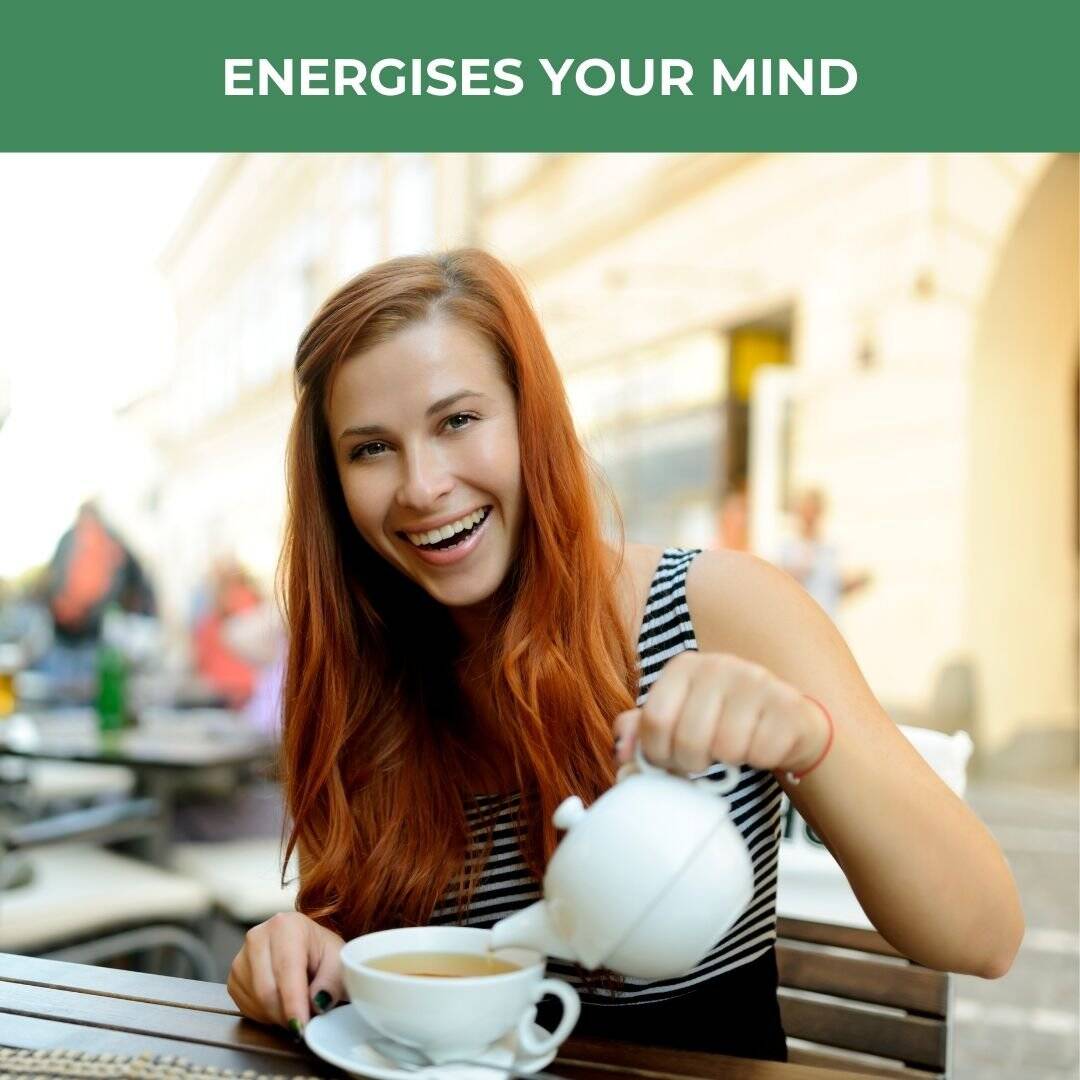 Nutty Yogi - Green Energy Tea | Jasmine, Roobios, Mint and Herbs - Image 5