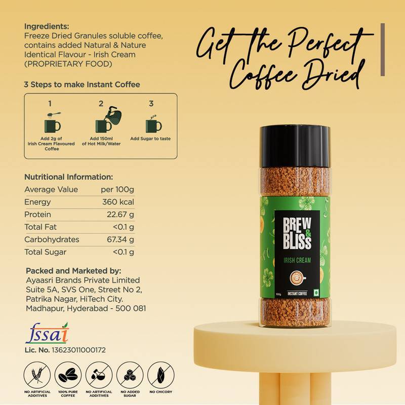 Irish Cream | Instant Coffee | Freeze-Dried - Image 4