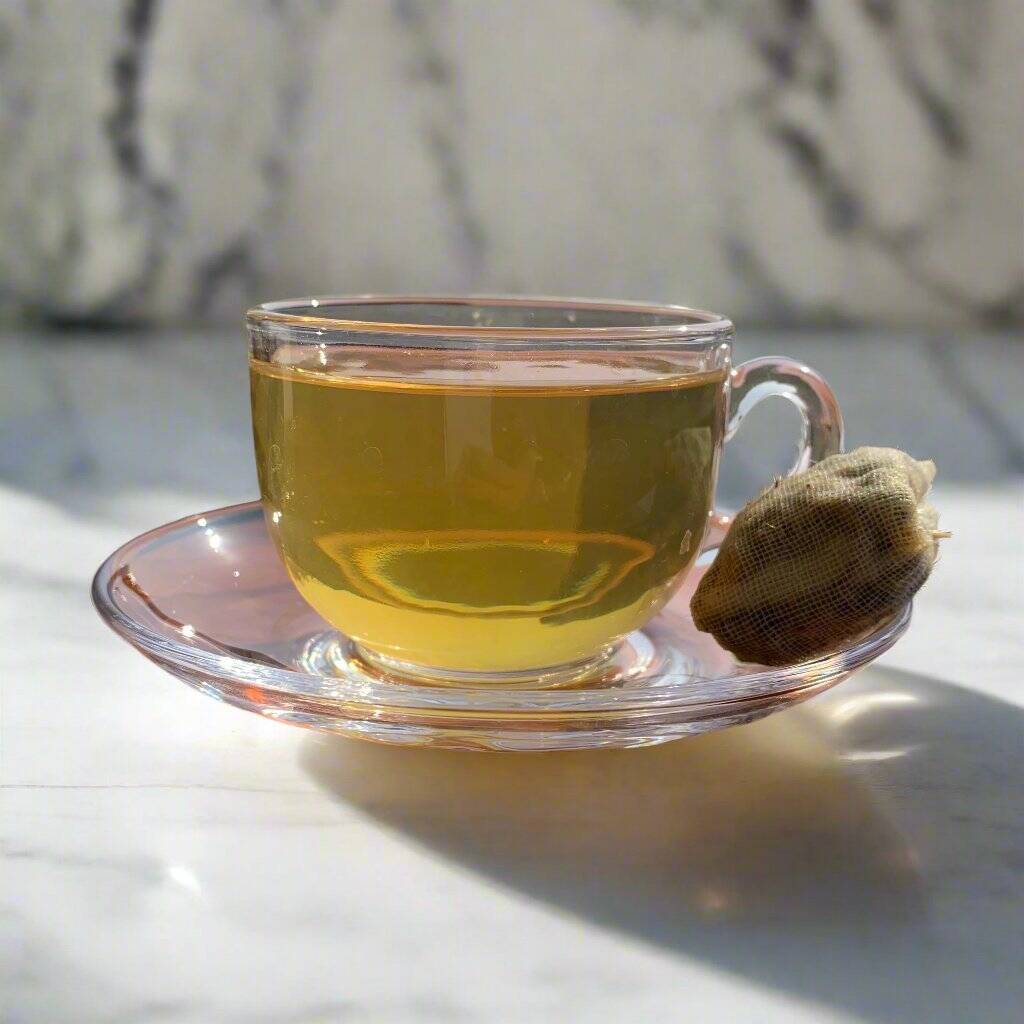 SeriniTEA Chamomile Rose Green Tea Leaves - Image 3