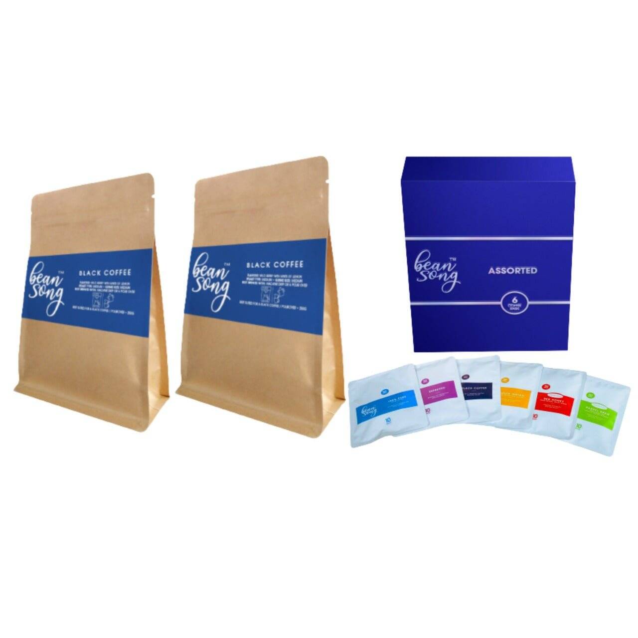Black Coffee Combo – Pack of 2 with Free Assorted Easy Pour Drip Bags (Set of 6 Blends) - Image 2