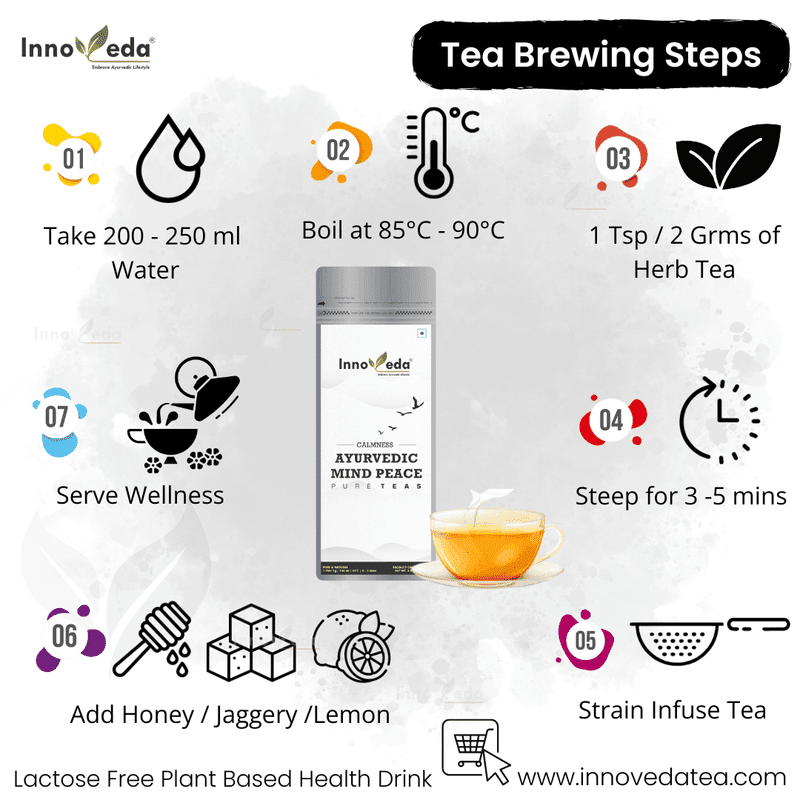 Ayurvedic Mind Peace Tea For Calmness - Image 3