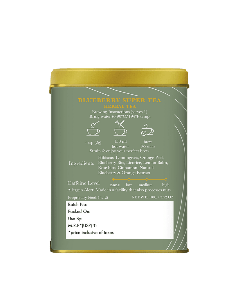 Blueberry Super Tea | Organic Herbal tea - Image 2