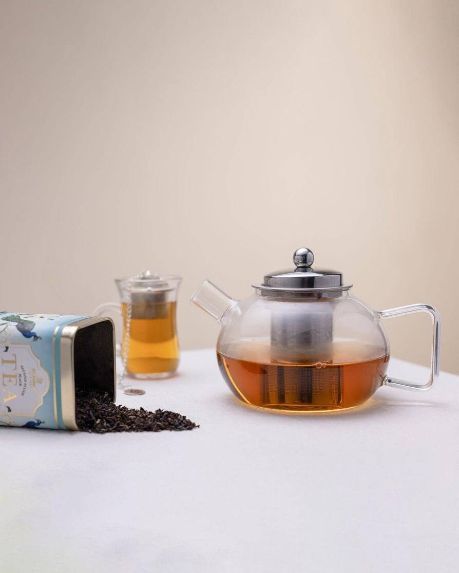 Makaibari Classic Glass Teapot With Infuser - Image 3