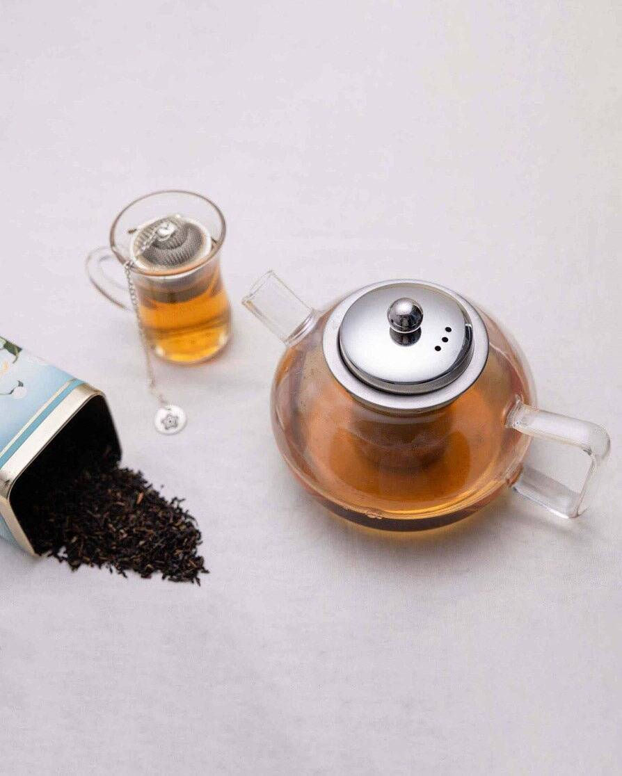Makaibari Classic Glass Teapot With Infuser - Image 4