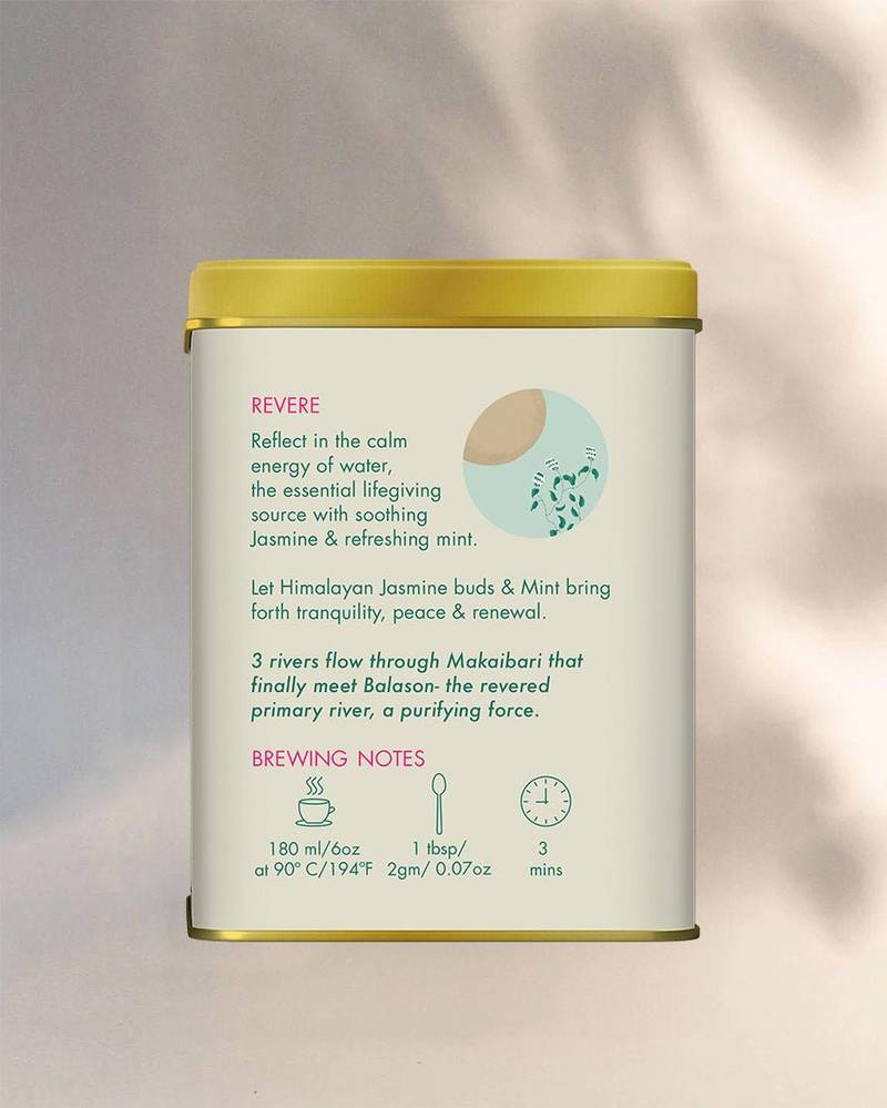 Makaibari Festive Pack : Revere | Green Tea , Jasmine & Mint - Image 3