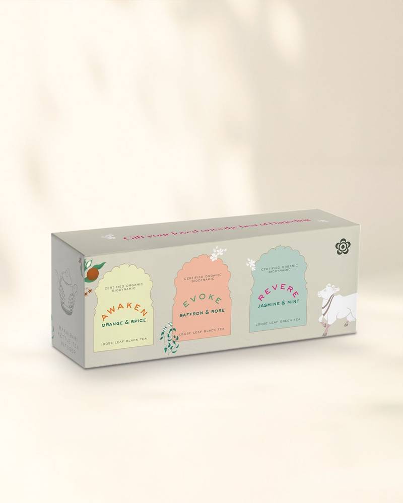 Makaibari Festive Pack Trio Assortment : Awaken + Evoke + Revere - Image 8