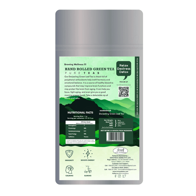 Hand Rolled Green Tea - Full Leaf Darjeeling Tea - Image 2