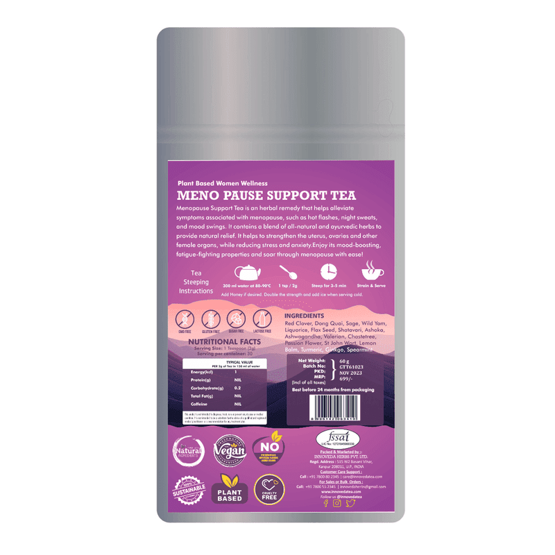 Meno Pause Tea With Red Clover, Dong Quai, Valerian - Image 2