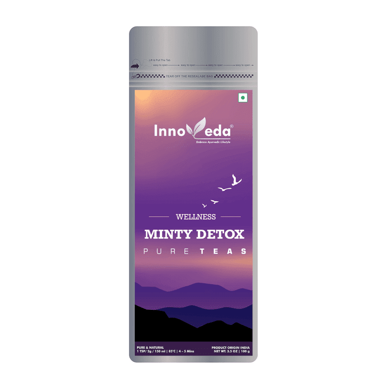 Minty Detox Tea Helps Cleanse Liver & Gut