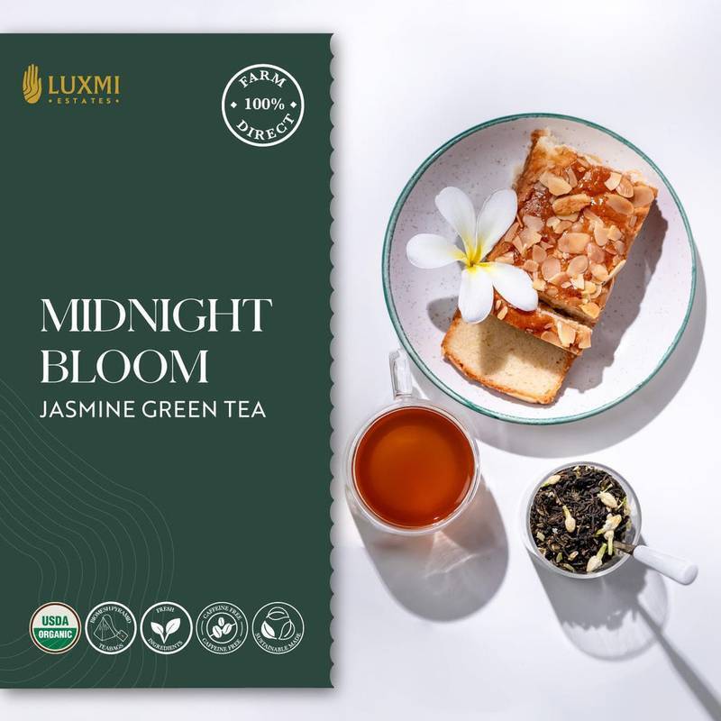 Luxmi Estates - Organic Assorted Variety Tea Gift Set | 2 Herbal Teas, 2 Green Teas - Image 6