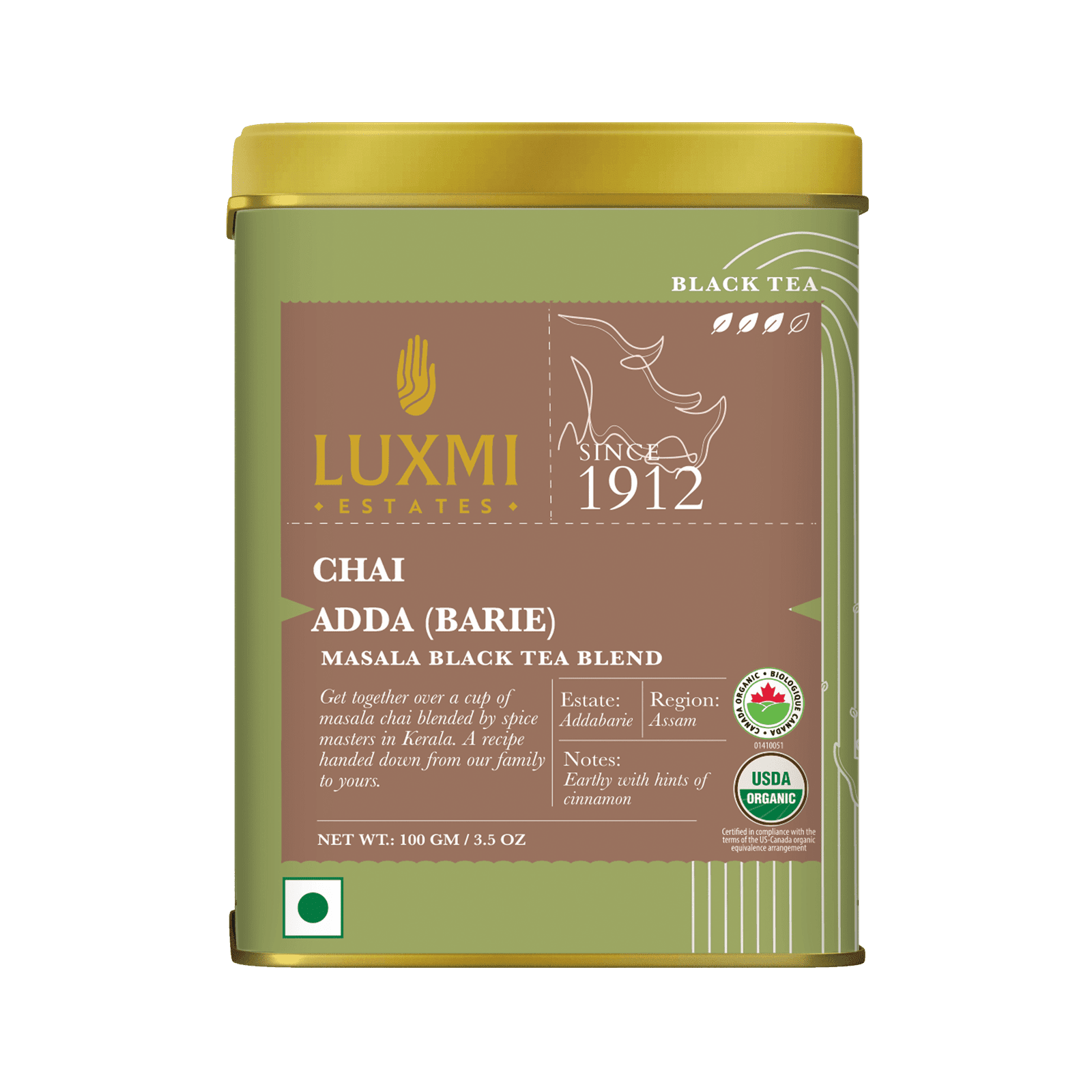 Organic Chai Adda-Bari | Organic Masala Chai
