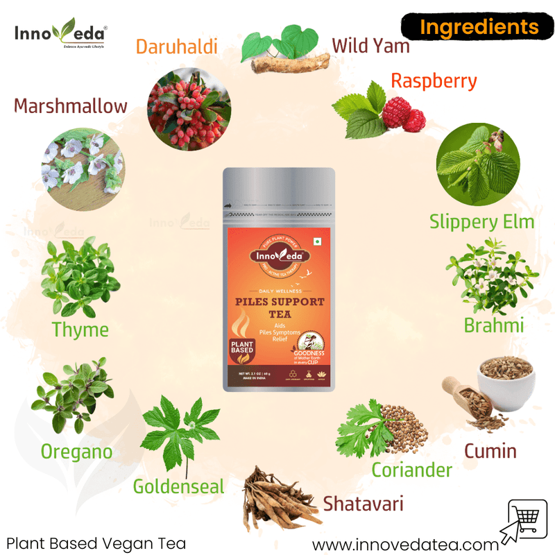 Piles Support Tea - Hemorrhoid Support Tea Relief from Constipation - Image 3