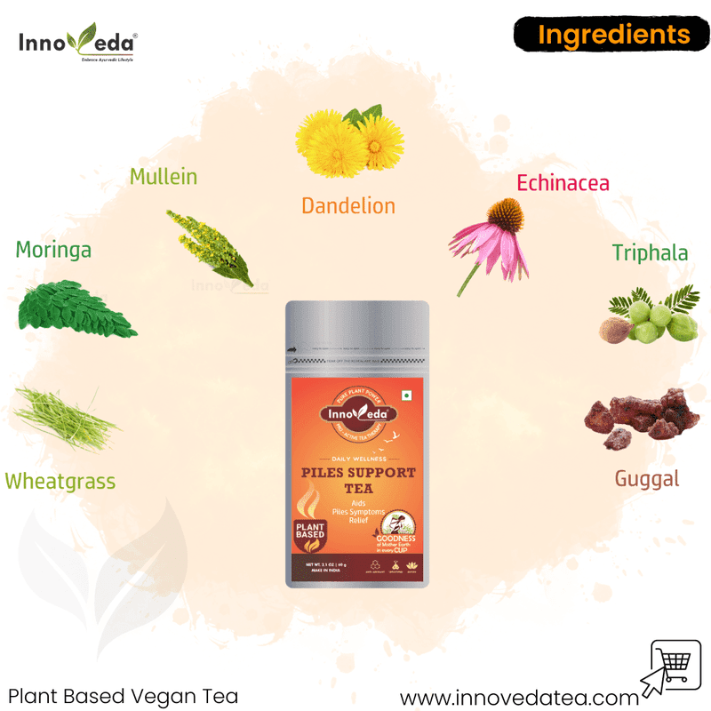 Piles Support Tea - Hemorrhoid Support Tea Relief from Constipation - Image 4