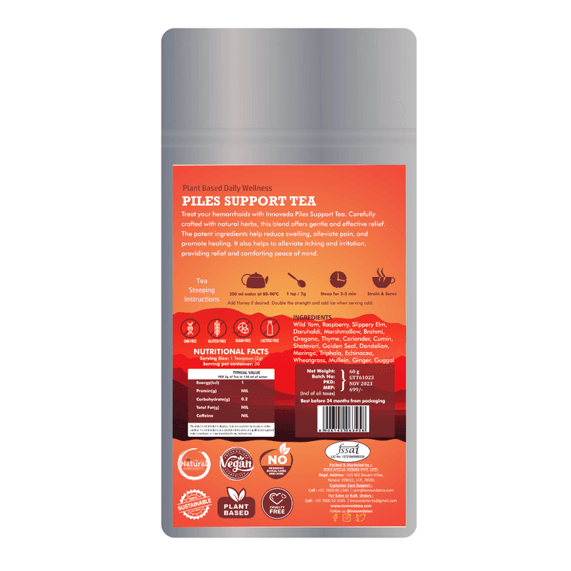 Piles Support Tea - Hemorrhoid Support Tea Relief from Constipation - Image 2