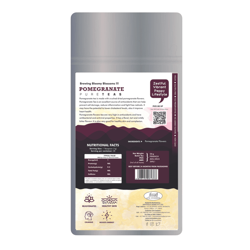Pomegranate Flower Tea Support Cardiovascular Health - Image 2