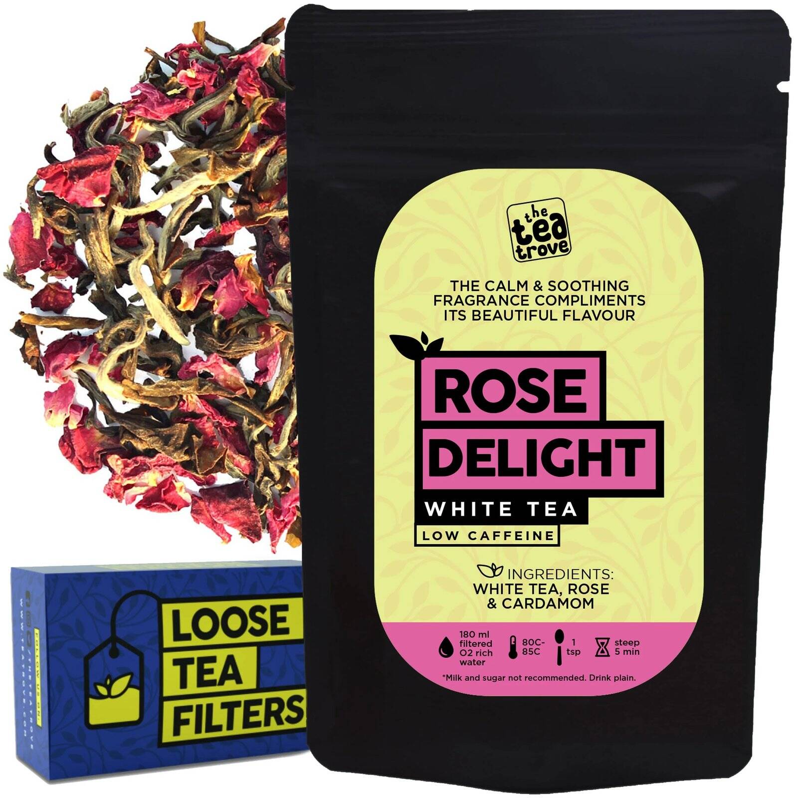 The Tea Trove Rose Delight White Tea