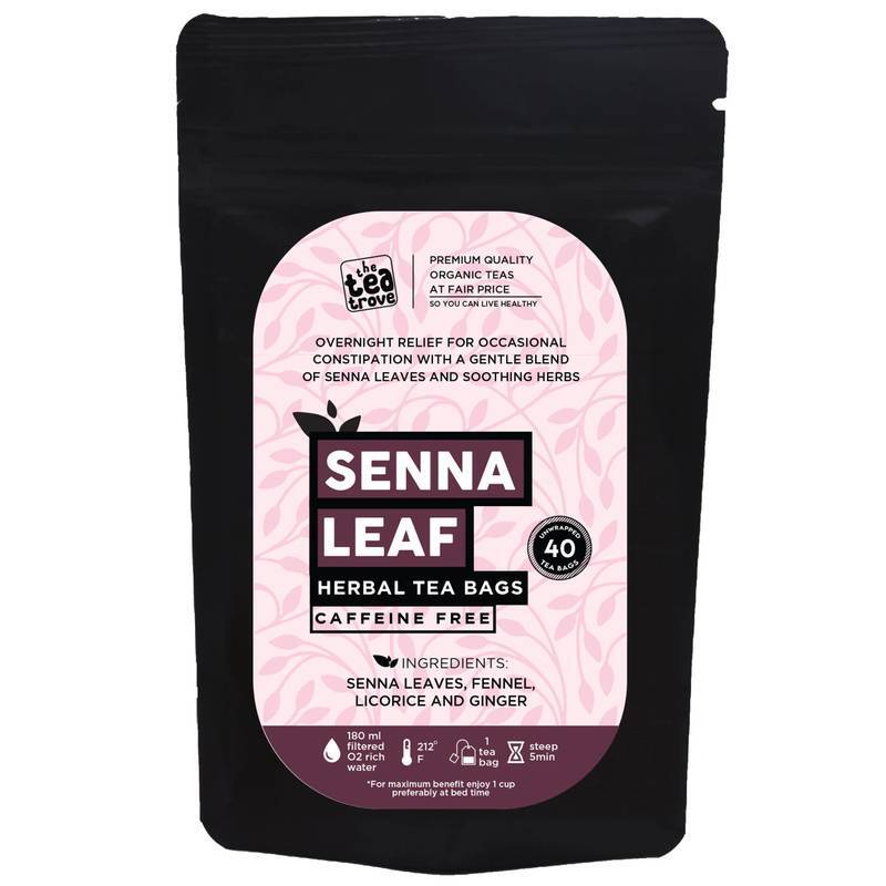 The Tea Trove FVTB - Senna Tea Bags for constipation relief