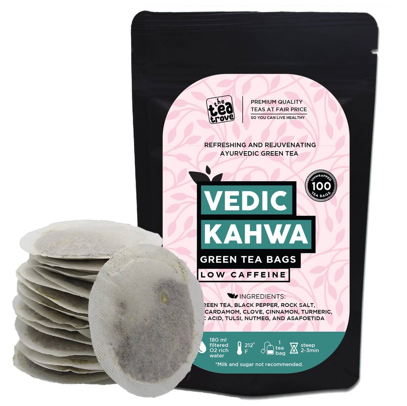 FVTB VEDIC KAHWA - Kahwa Green Tea Bags